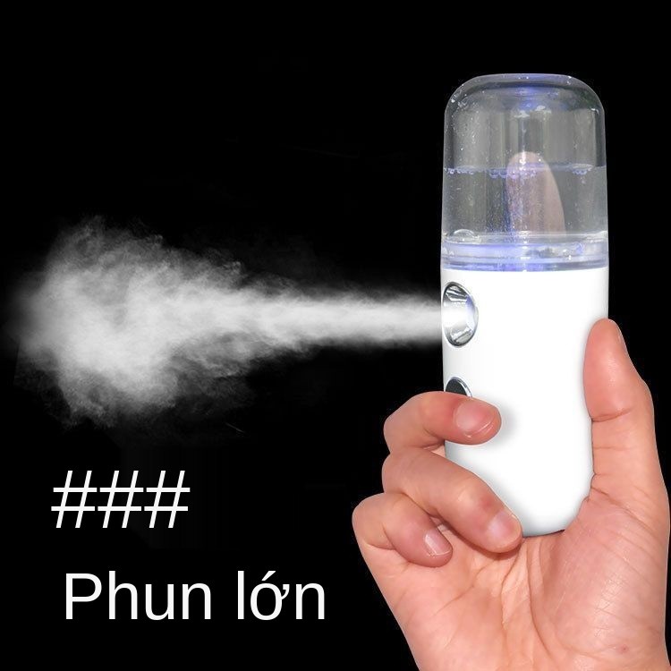 Thiết bị phun Nano USB xông hơi mặt mini làm ẩm da cầm tay lạnh đẹp giữ có thể sạc lại