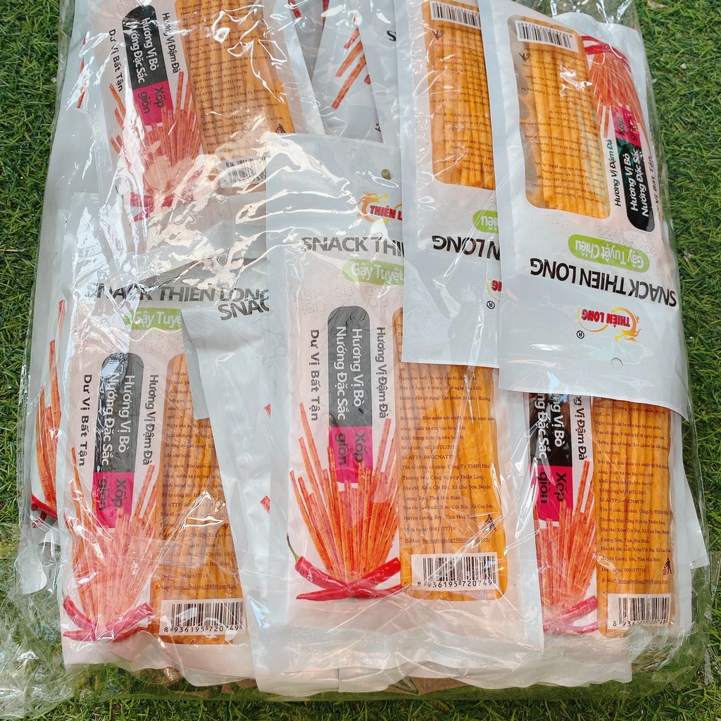 Gói snack gậy tuyệt chiêu mới