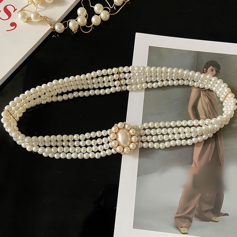 Thắt Lưng Kết Hạt Ngọc Trai Xinh Xắn Cho Phù Dâu