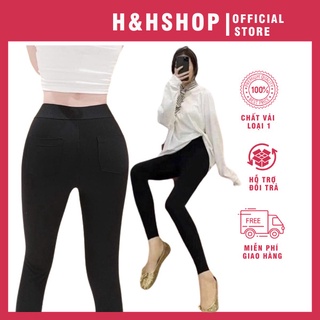 Quần legging nữ ôm dáng dài quần legging chất cotton