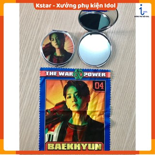 Combo gương + khăn lâu baekhyun