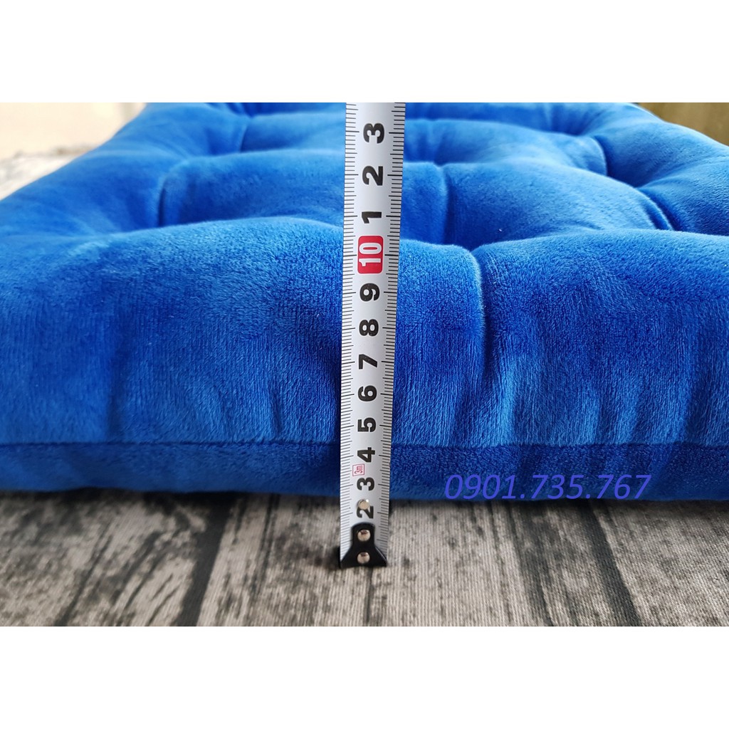DA Đệm ngồi bệt, nệm ngồi ghế Vải nhung cao cấp 45 3