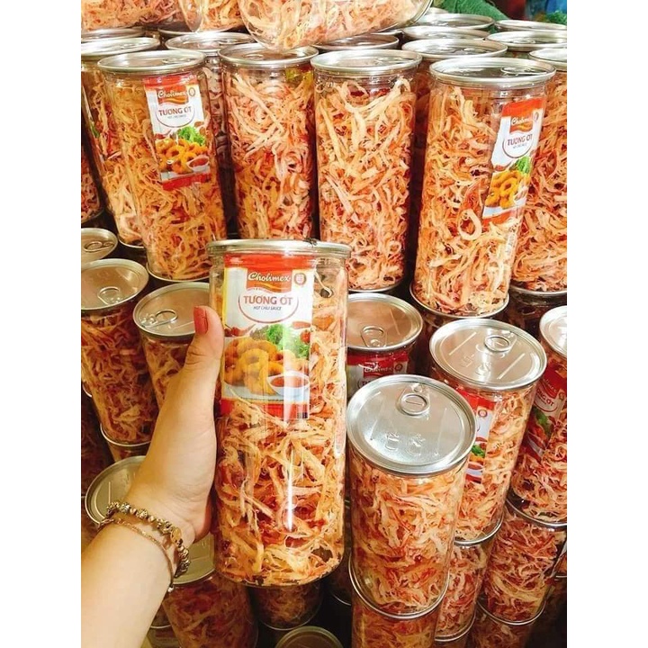 Mực Khô Hấp Cốt Dừa Loại 1 Siêu Ngon Kèm Tương Ớt