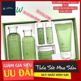 Set dưỡng trà xanh innisfree 6 món