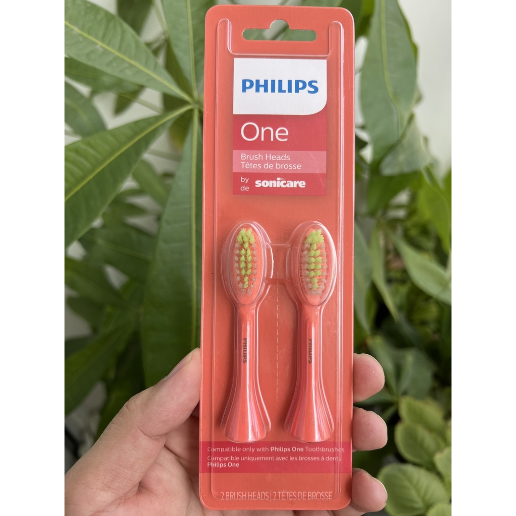 Đầu bàn chải thay thế bàn chải điện Philips One Soniccare BH1022, vỉ 2 cái
