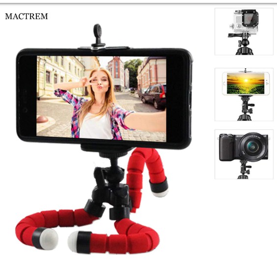 ❤️ HOTSALE ❤️ GIÁ ĐỠ Bạch Tuộc Đa Năng (Tripod Mini) KÈM GIÁ KẸP ĐIỆN THOẠI 001