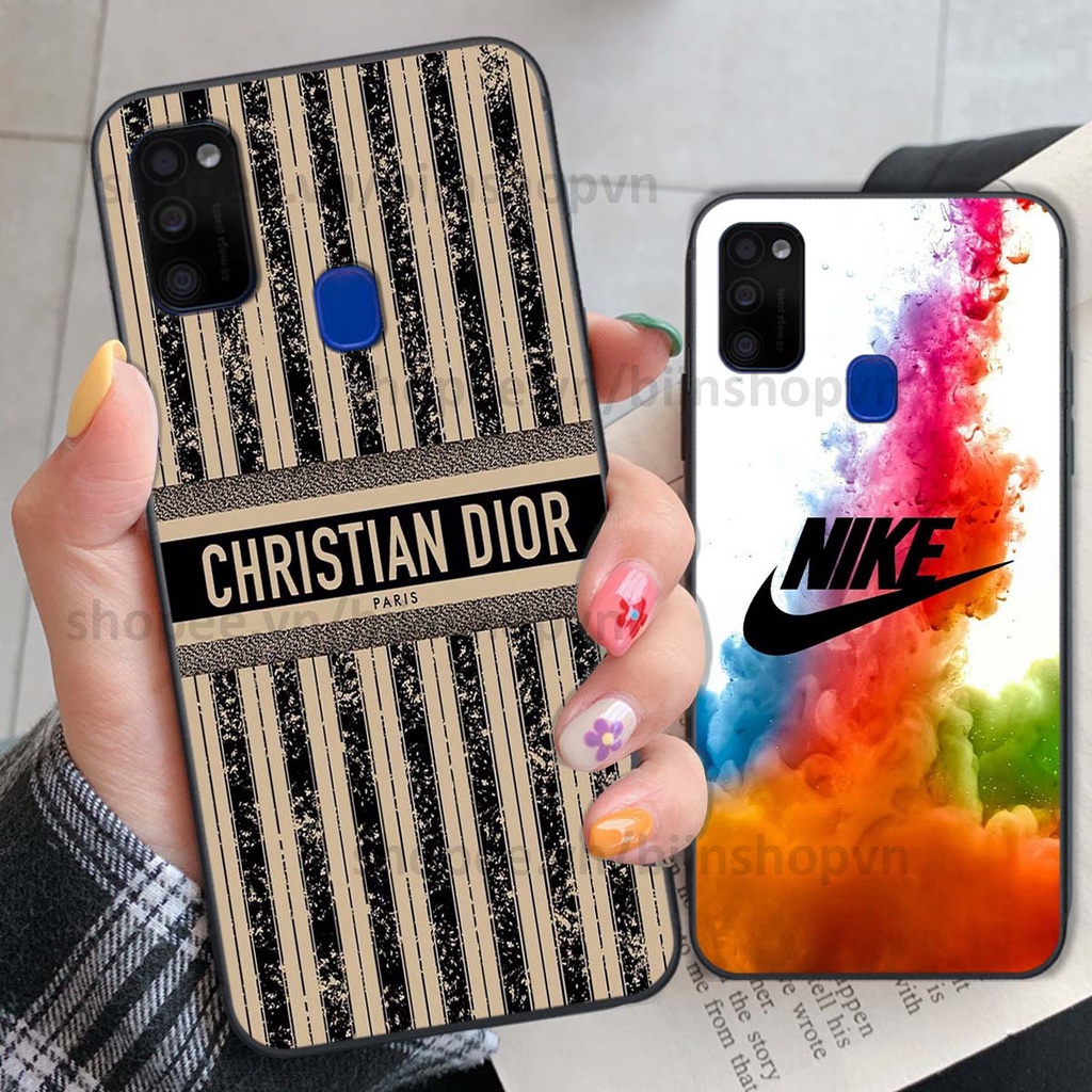 Ốp Samsung M21 / M30s in hình thương hiệu nhiều màu sắc thể thao cá tính thời trang