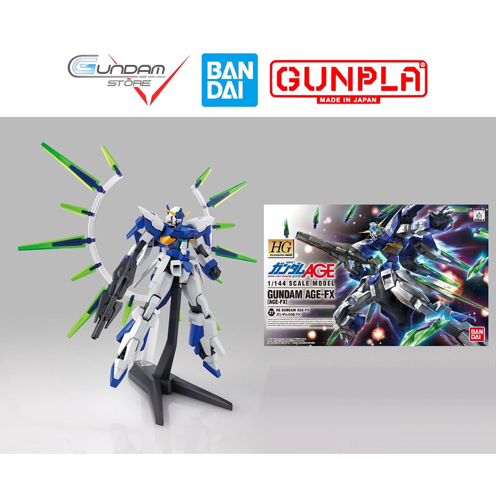 Mô Hình Gundam Hg AGE FX 1/144 HGAGE Bandai Đồ Chơi Lắp Ráp Anime Nhật