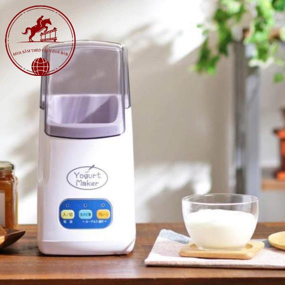 Máy Làm Sữa Chua Nhật Bản Tại Nhà Yogurt Maker, 3 Nút Tự Động Công Nghệ Mới, Bảo Hành 12 Tháng