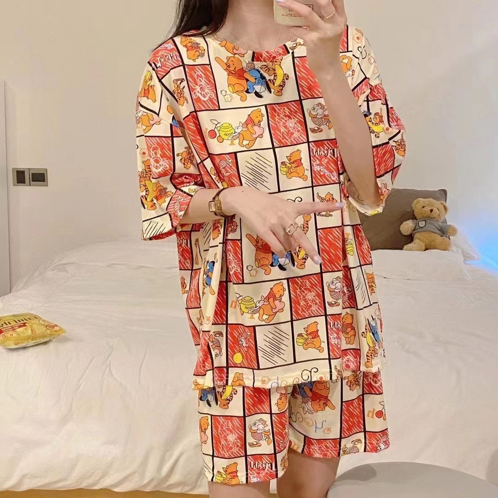 Combo 4 bộ đồ mặc nhà đùi (mẫu ngẫu nhiên)