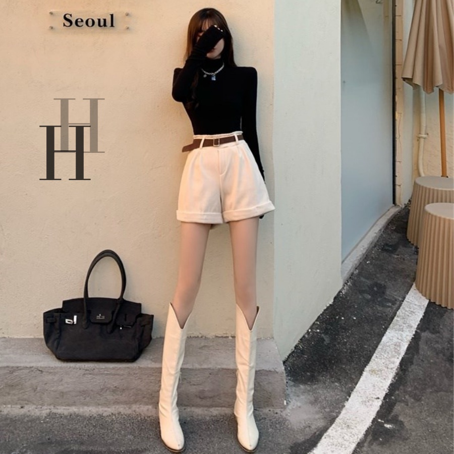 Quần short lưng cao tôn dáng HQS13 Hỉn Hỉn Store