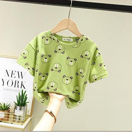 Áo Thun Cotton Tay Ngắn Dáng Rộng Phong Cách Thời Trang Hàn Quốc Mới Kích Thước 2022