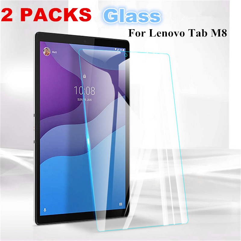 2 Kính Cường Lực Bảo Vệ Màn Hình Cho Lenovo TAB M8 TB-8505F TB-8705F 8" 8705 8.0 2019