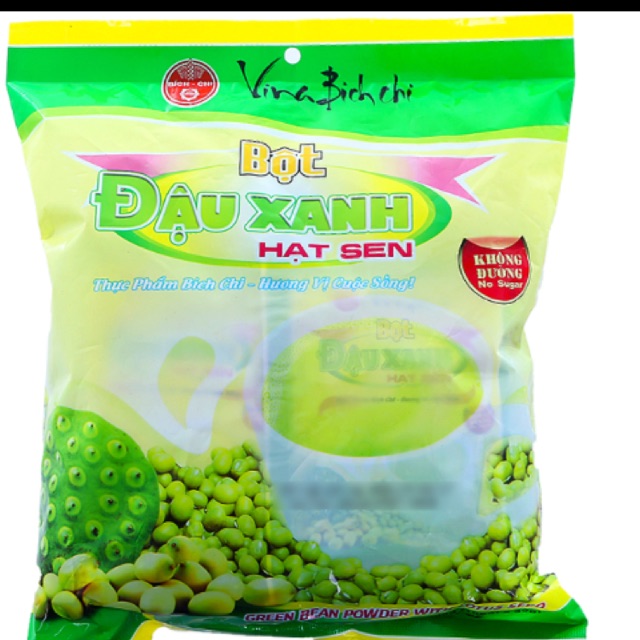 Bột đậu xanh hạt sen Bích Chi 300g không đường