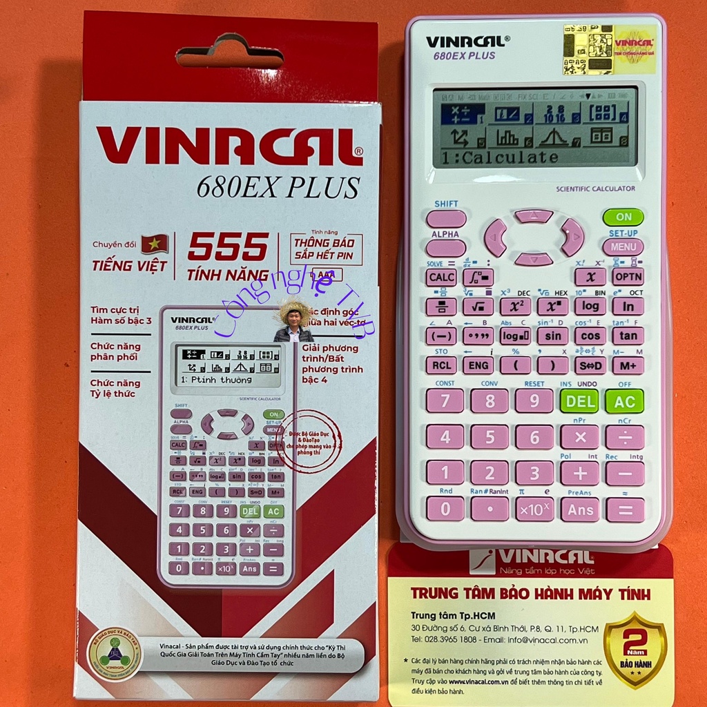 Máy tính Vinacal 680ex plus chính hãng, máy tính cầm tay || Công nghệ TVB
