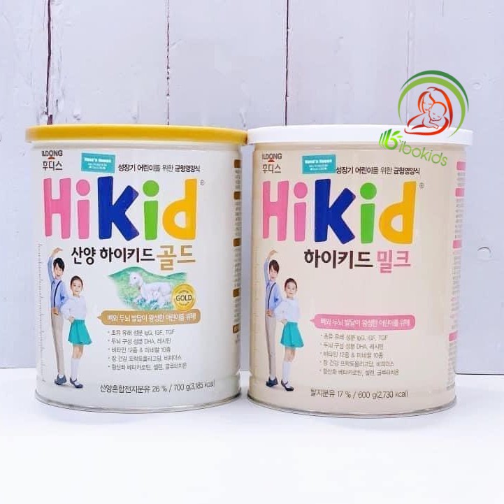 [Mã 267FMCGSALE giảm 8% đơn 500K] Sữa hikid 700g Hàn quốc