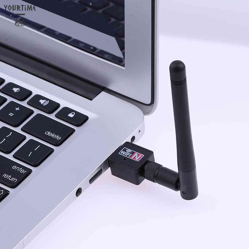 Thiết Bị Phát Wifi 300Mbps USB 2.0 Không Dây Hỗ Trợ Thẻ Mạng LAN Kèm Ăng Ten