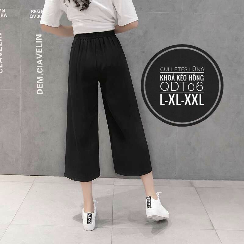 Quần Cullotes lửng bigsize