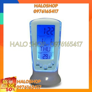 Máy Đo Nhiệt độ và Độ ẩm kiêm Đồng hồ - Bảo hành 6 tháng  [LMBT479]