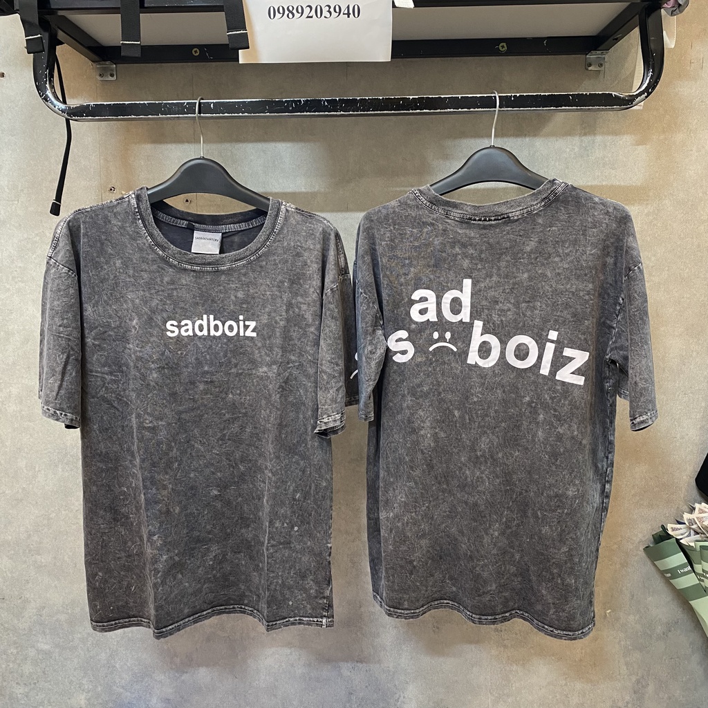 Áo thun Sadboiz Sad Boiz Wash DUSTY SIGNATUREI || Hany shop AL99