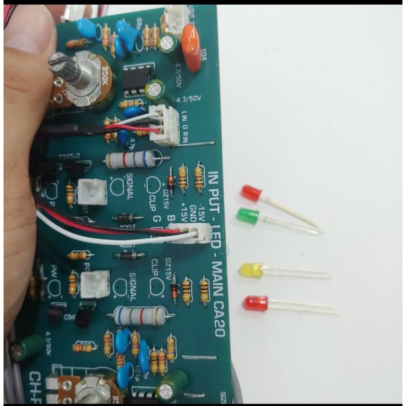 Mạch đèn báo CA20 mạch input nâng đẩy đệm cho main