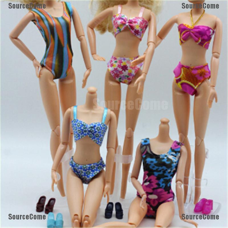 Bộ Đồ Bơi Bikini Handmade Dành Cho Búp Bê Barbie