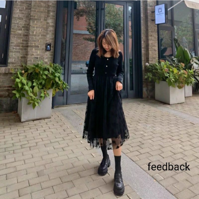 Váy Đen Dáng Xoè Dự Tiệc