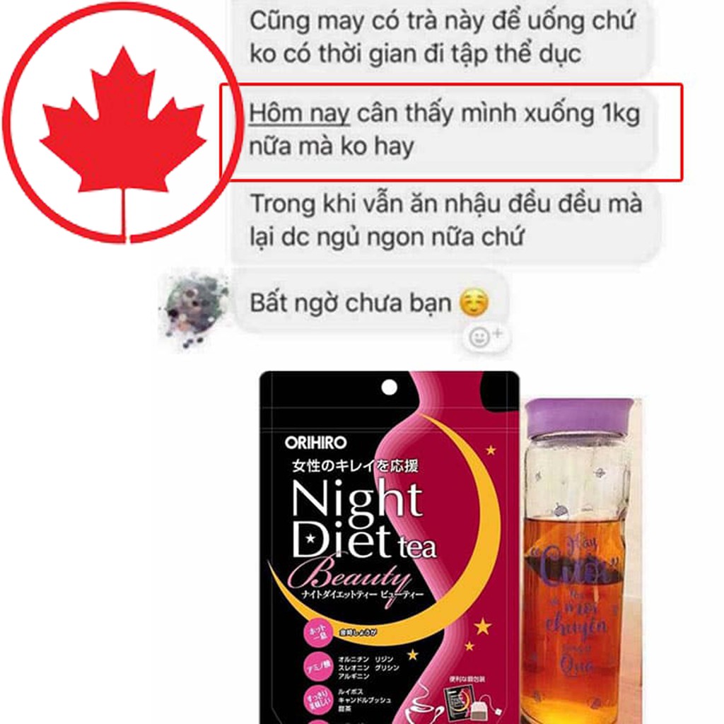 [Chuẩn Auth] Trà giảm cân Night Orihiro - Trà Đêm 16 gói (chính hãng Nhật Bản) | BigBuy360 - bigbuy360.vn