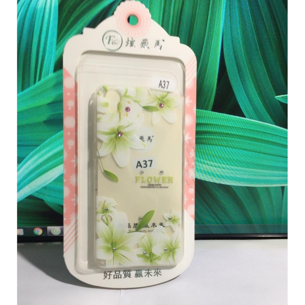Ốp lưng dẻo thời trang đính đá cho Oppo A37/Neo9 (h3)