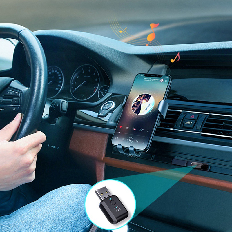 Mô Đun Truyền Tín Hiệu Âm Thanh bluetooth 5.0 Không Gây Tiếng Ồn Cho Xe Hơi
