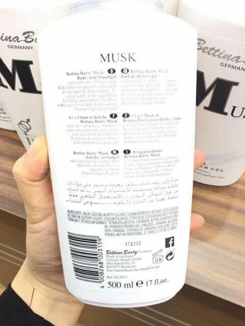 Sữa tắm nước hoa Musk đức