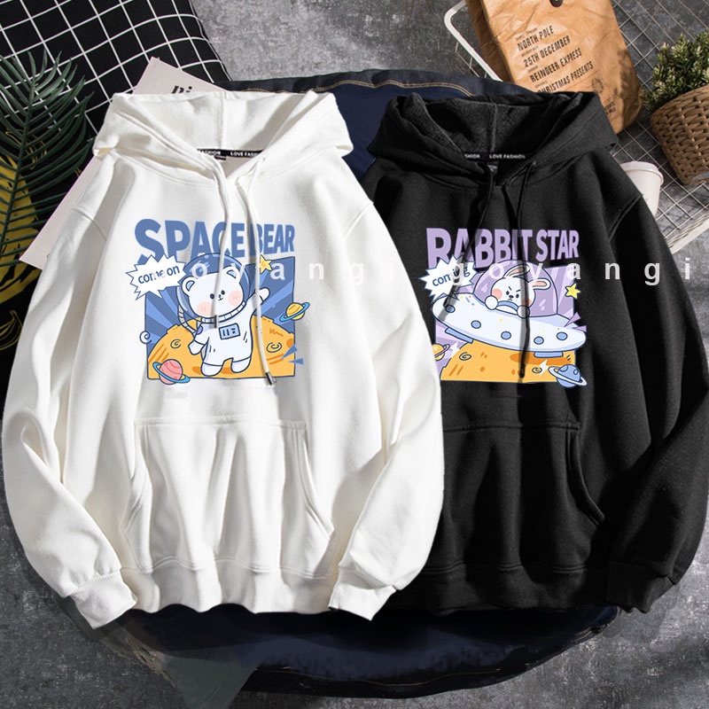 Áo Hoodie GYG Unisex Space Bear Form Rộng Oversize Phong Cách Hàn Quốc | BigBuy360 - bigbuy360.vn