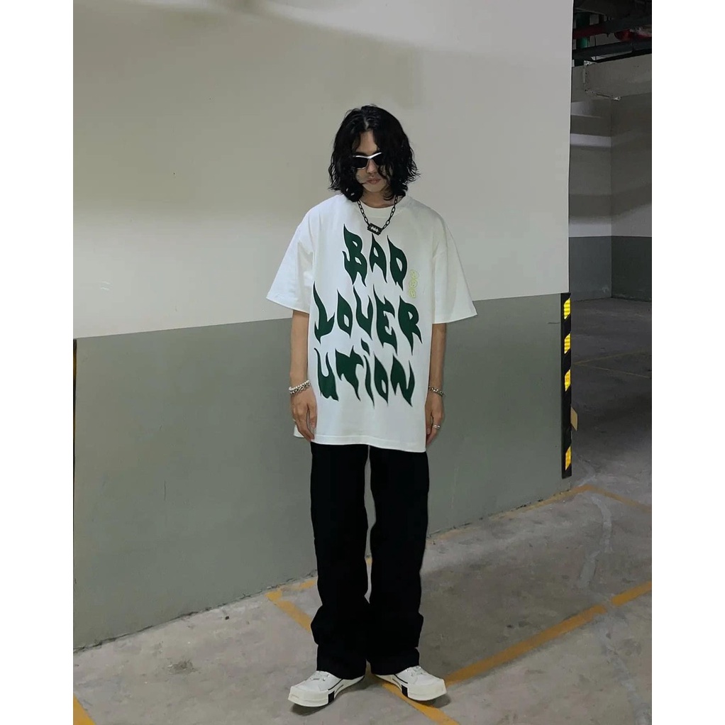 Áo Thun Nam Nữ Unisex Chữ Xanh Lá HOT TREND