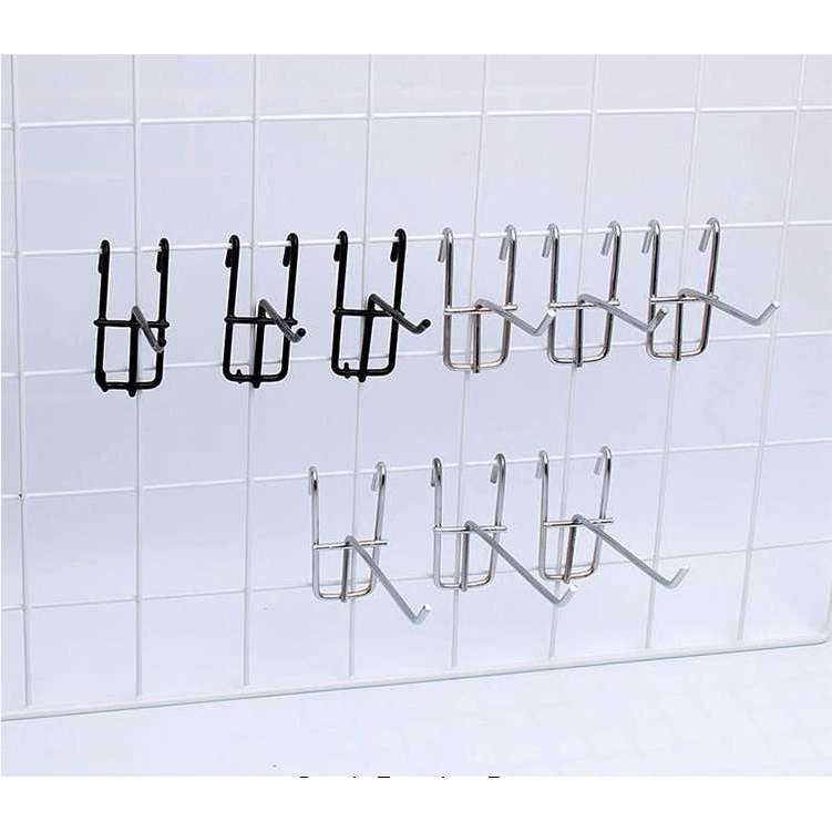 Tay cài lưới inox, móc treo phụ kiện dài 5,10,15,20,25,30cm - Kệ Việt