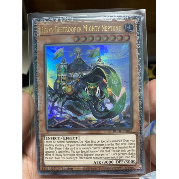 thẻ bài: Heavy Beetrooper Mighty Neptune - BODE-EN087 - Ultra Rare 1st Edition