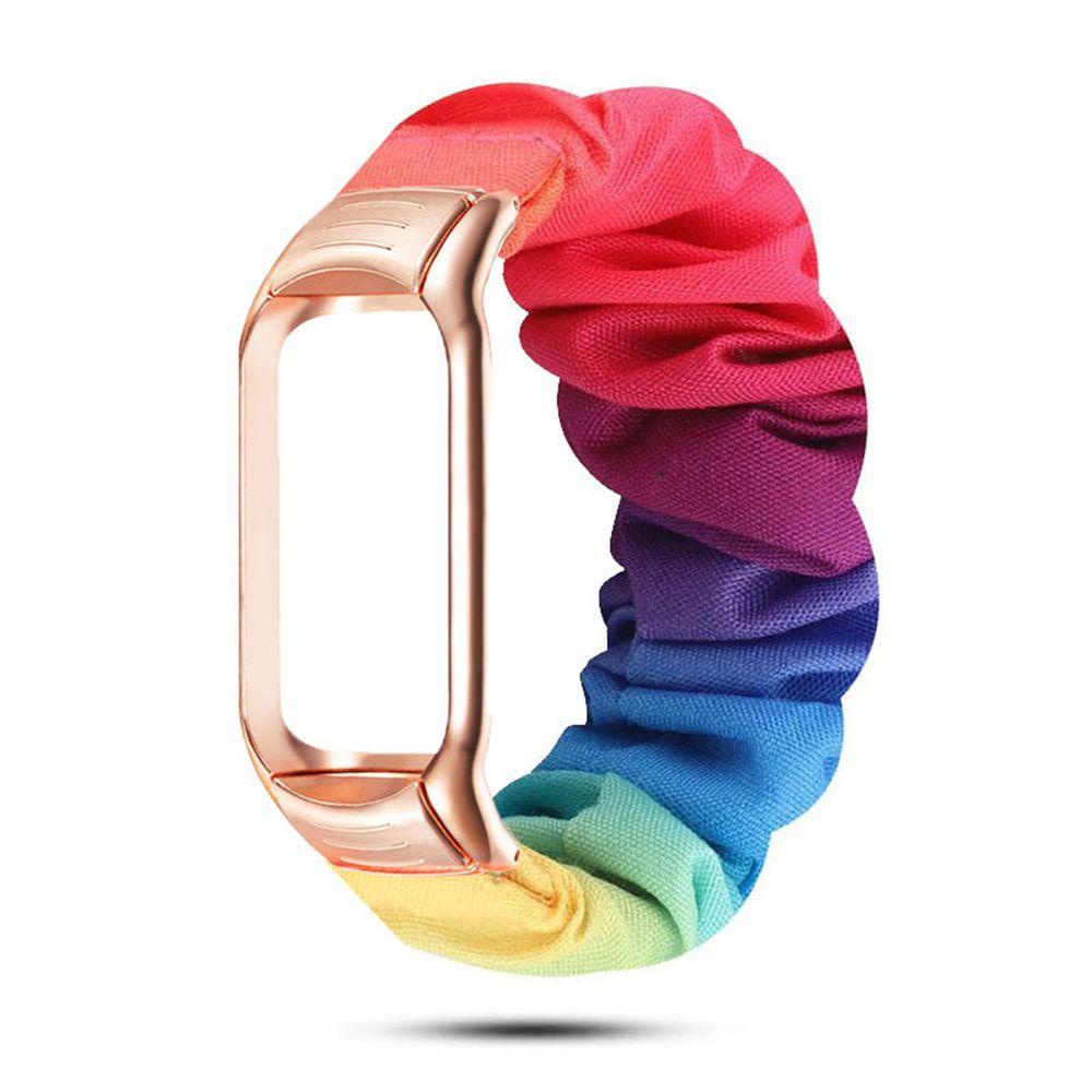 Dây Đeo Thay Thế Chất Liệu Silicon Màu Trơn Cho Xiaomi Mi band 4 3