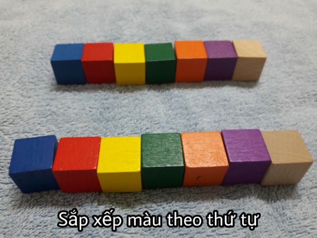 100 Khối gỗ vuông 2cm (cube)