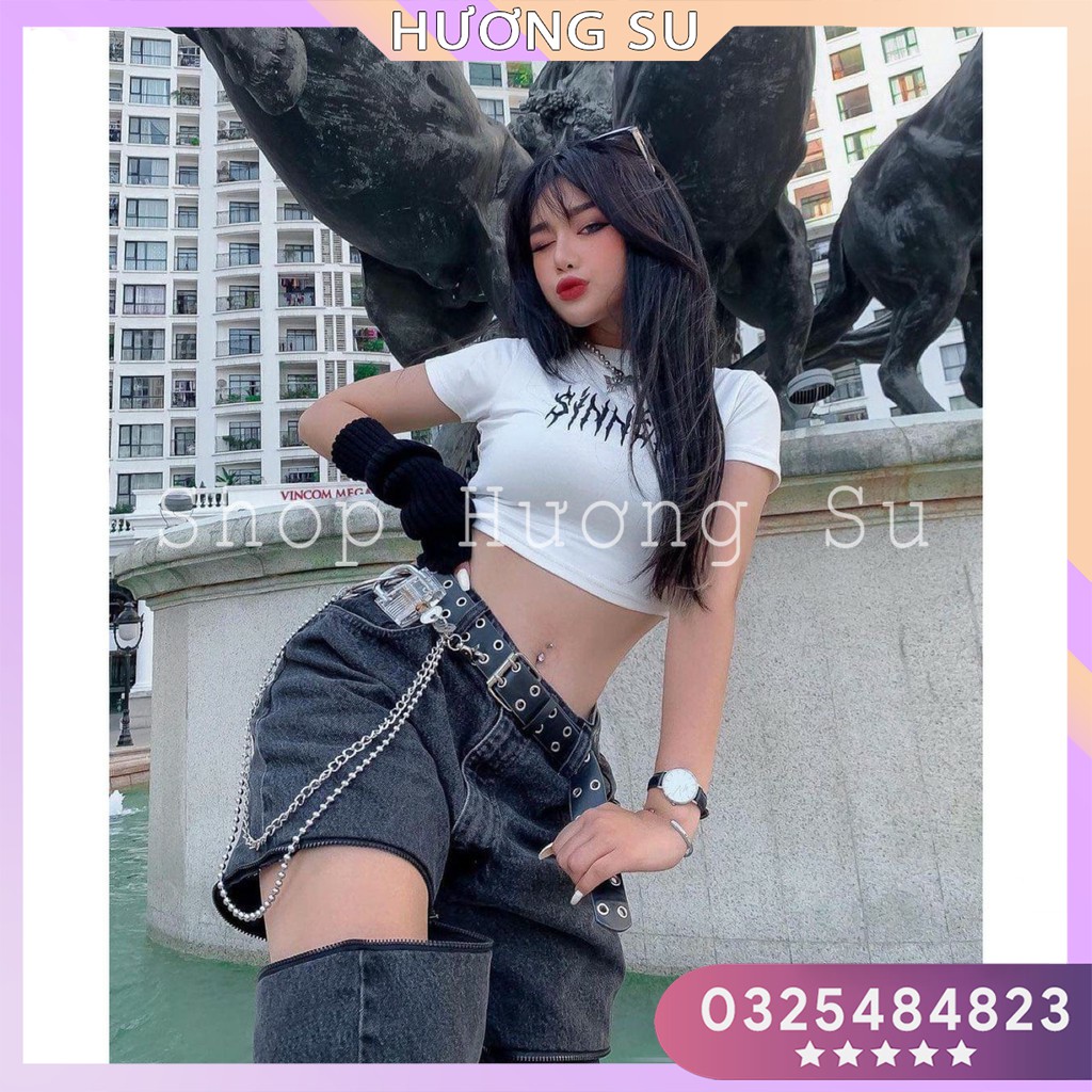 AO CROPTOP NGẮN TAY TÔN DÁNG-HươngSu | BigBuy360 - bigbuy360.vn
