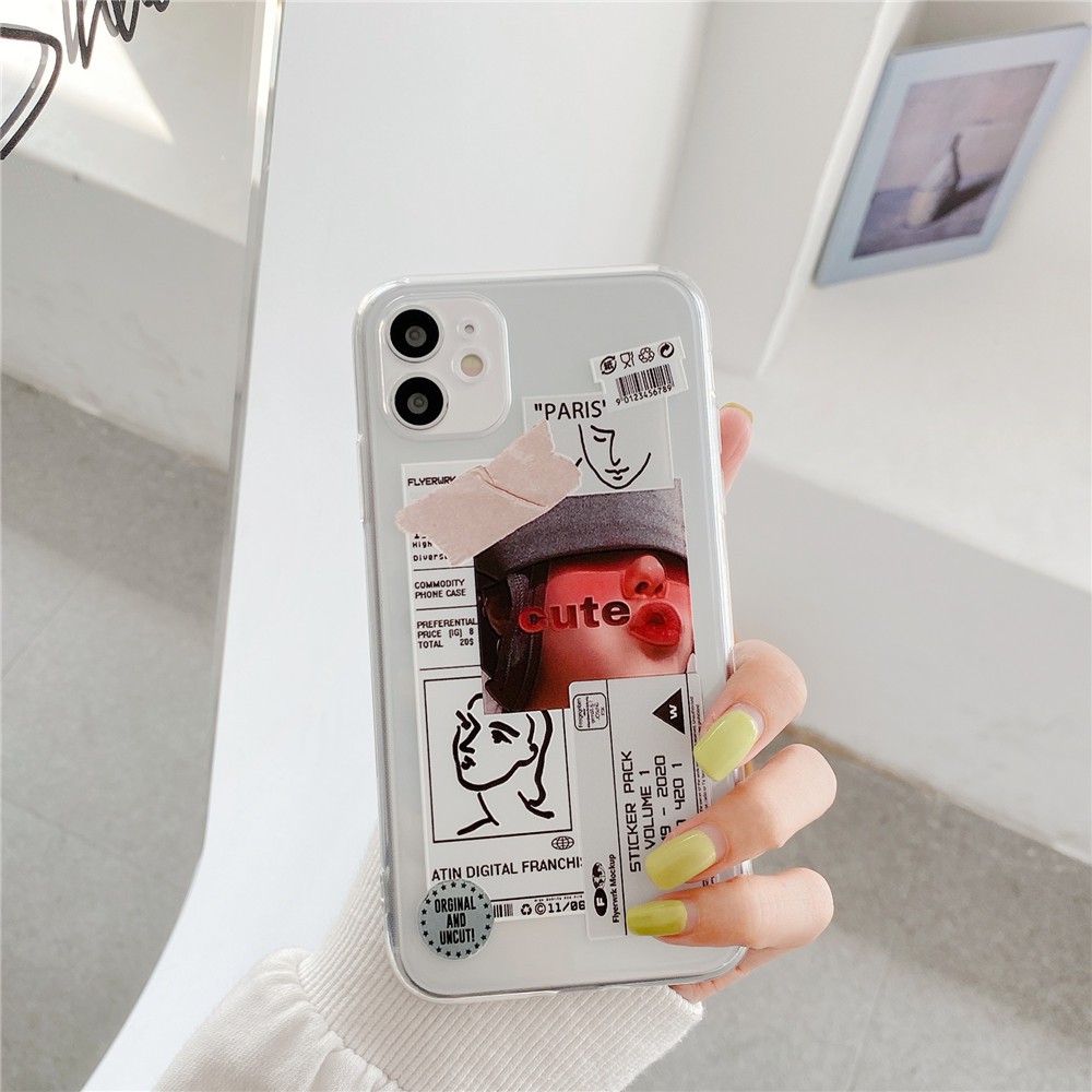 Ốp điện thoại TPU mềm phong cách Âu Mỹ cho iPhone 11 Pro Max X Xs Max XR 7 Plus 8 Plus 6 Plus 6S Plus | BigBuy360 - bigbuy360.vn