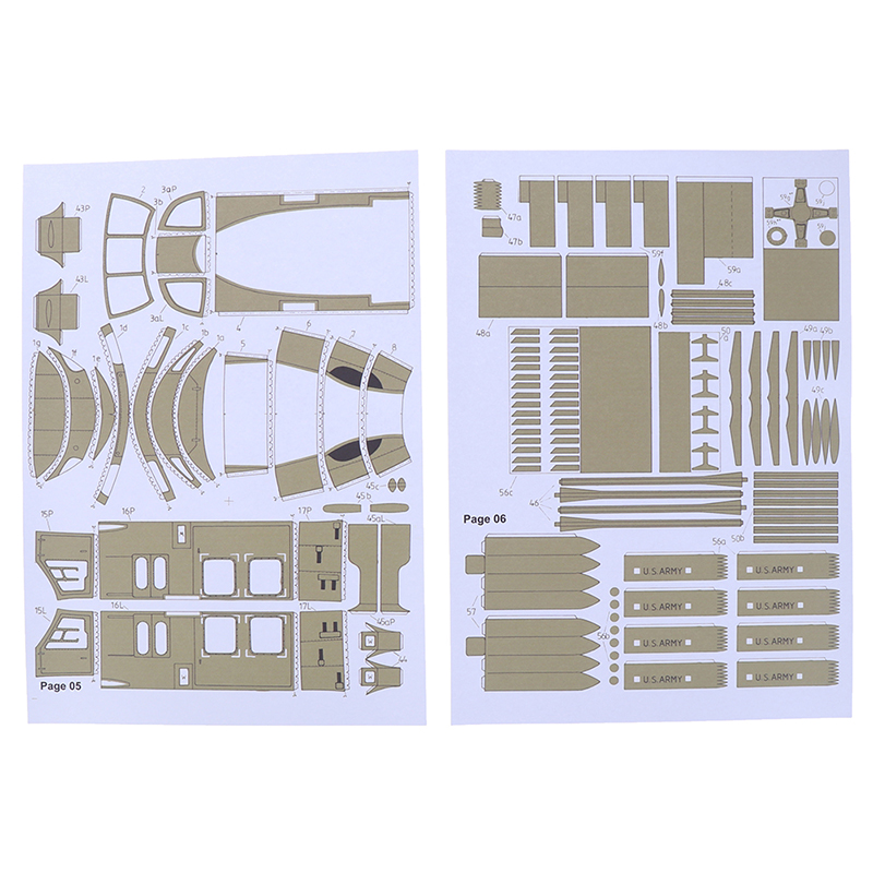 Mô Hình Máy Bay Trực Thăng 3d 1: 33 U.S. Black Hawk Uh-60