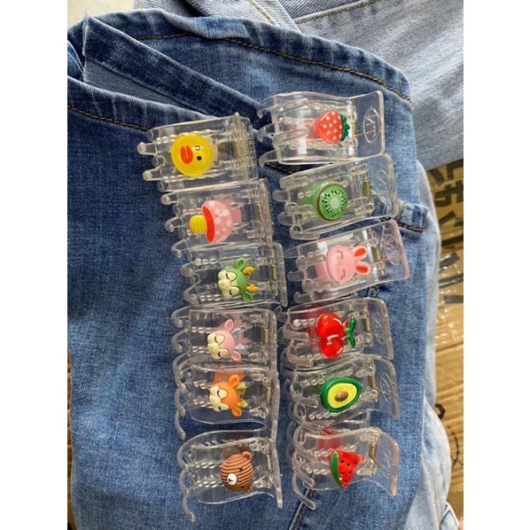 Kẹp Càng Cua Trong Suốt Hình Bơ