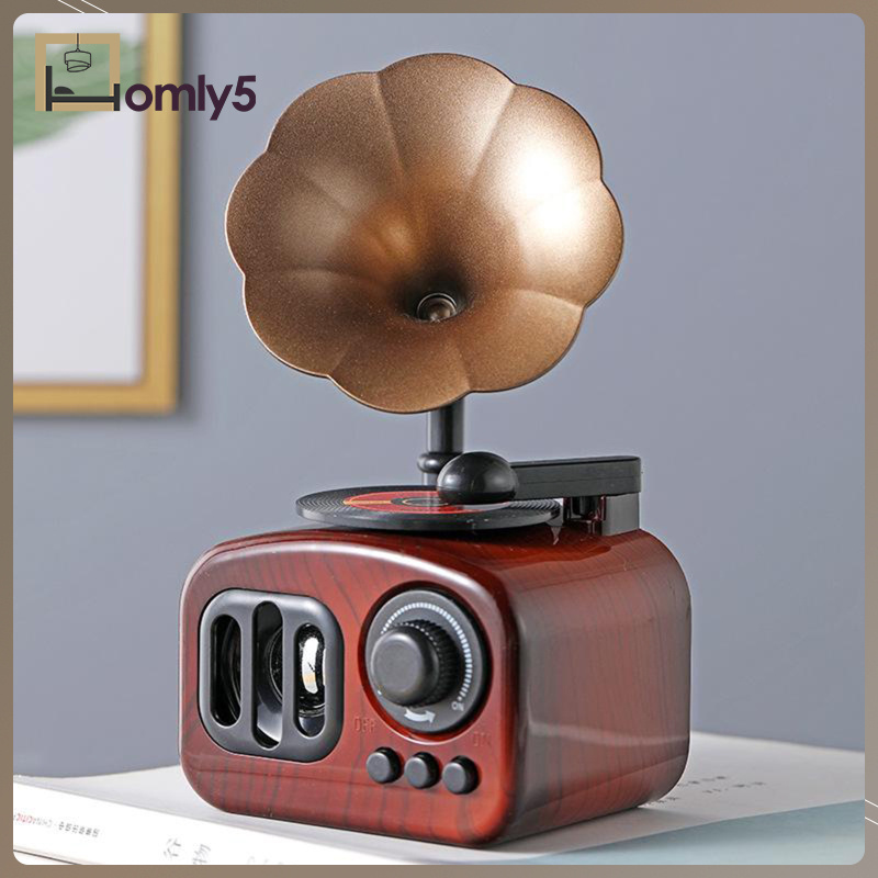 [Home Store]Classical Retro Gramophone Art Music Box Home Desktop Decoration Crafts