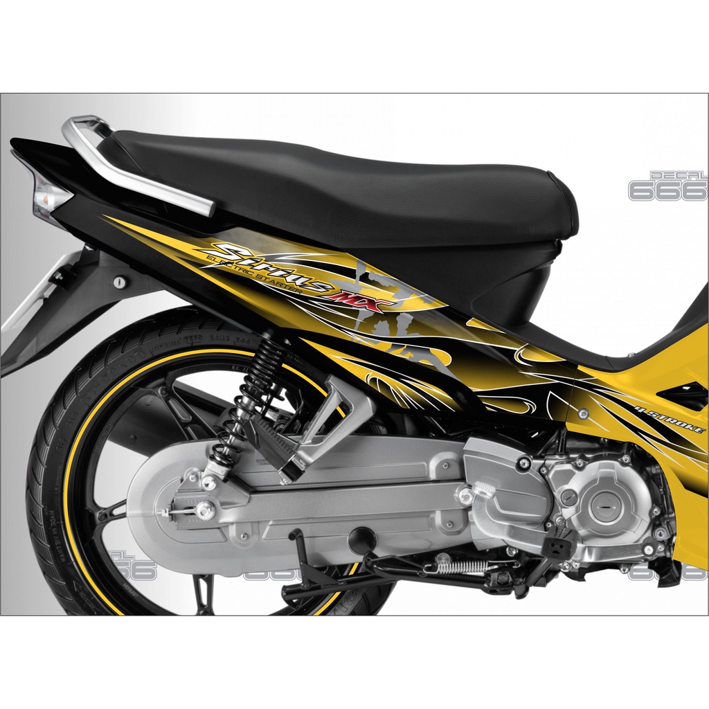 TEM RỜI SIRIUS 110 VÀNG ĐEN - MS03 - decalq7