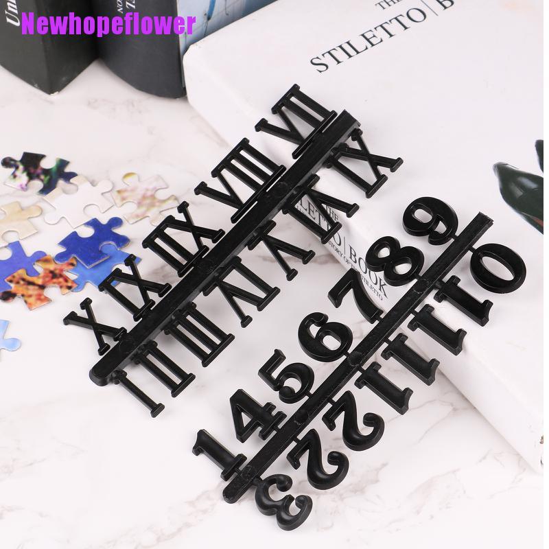 Bộ Đồng Hồ Số La Mã Màu Vàng / Bạc / Đen Kèm Phụ Kiện | BigBuy360 - bigbuy360.vn