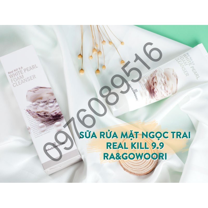 Sữa Rửa Mặt Ngọc Trai Real Kill Ra&amp;Gowoori