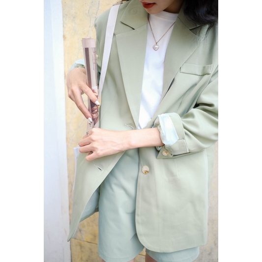 [LEN clothing] Áo khoác vest, áo blazer thời trang 2 màu 7842 | BigBuy360 - bigbuy360.vn