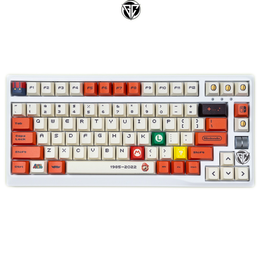 Keycap Mario Đỏ 122 nút Nhựa PBT Profile Cherry