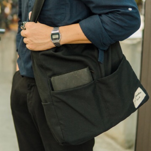 Túi vải Paulette Bag (Đen/Kem/Rêu) | BigBuy360 - bigbuy360.vn