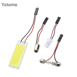 Đèn led cob 12v 36smd ánh sáng trắng gắn trần xe hơi