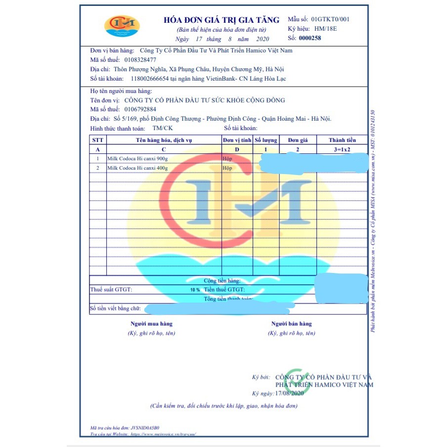 [CHÍNH HÃNG] Milk Codoca Hi Canxi 900g - Sữa tốt cho tim mạch và phòng chống loãng xương | Thế Giới Skin Care